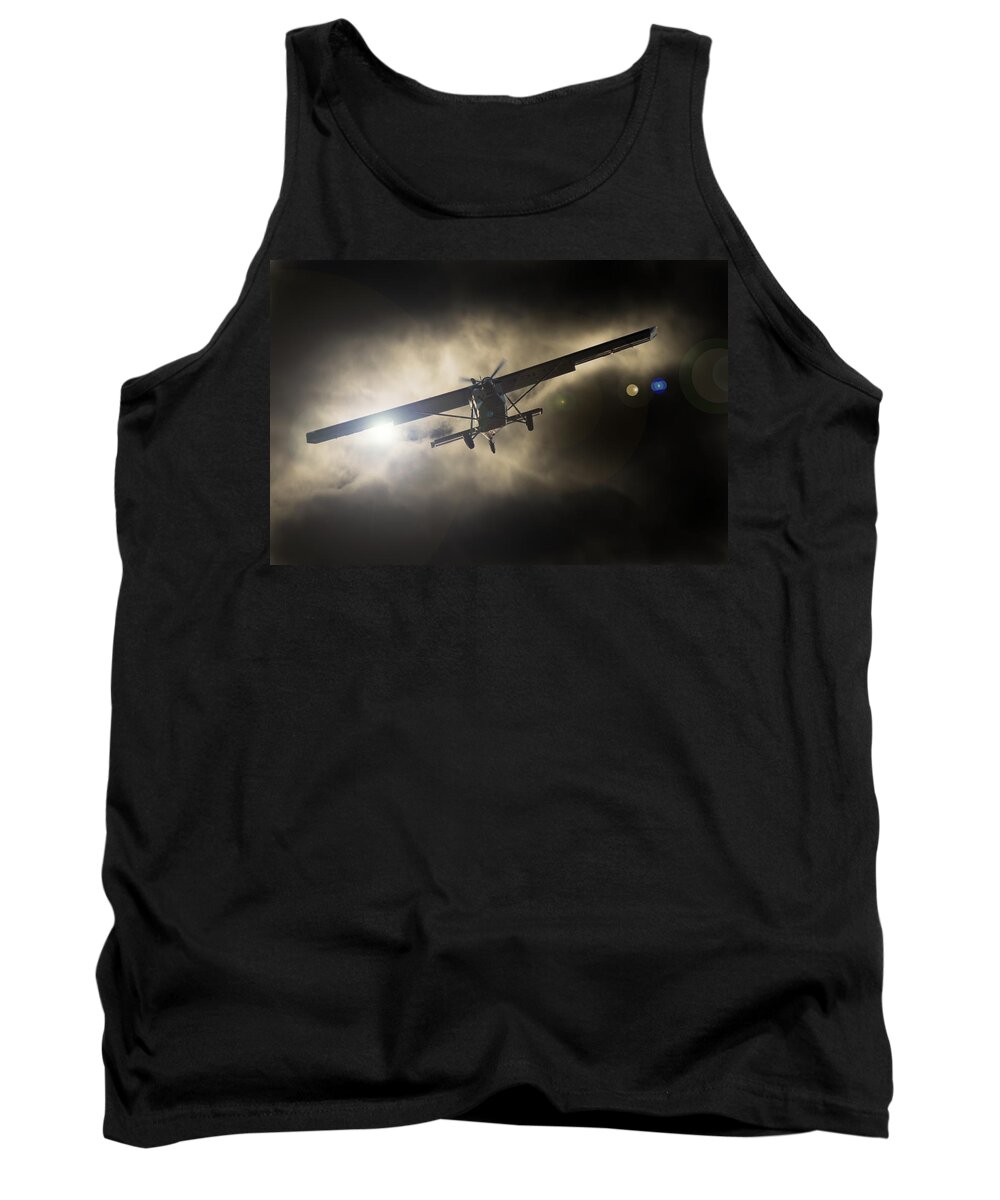 Airplane Tank Top featuring the photograph Wings by Paul Job