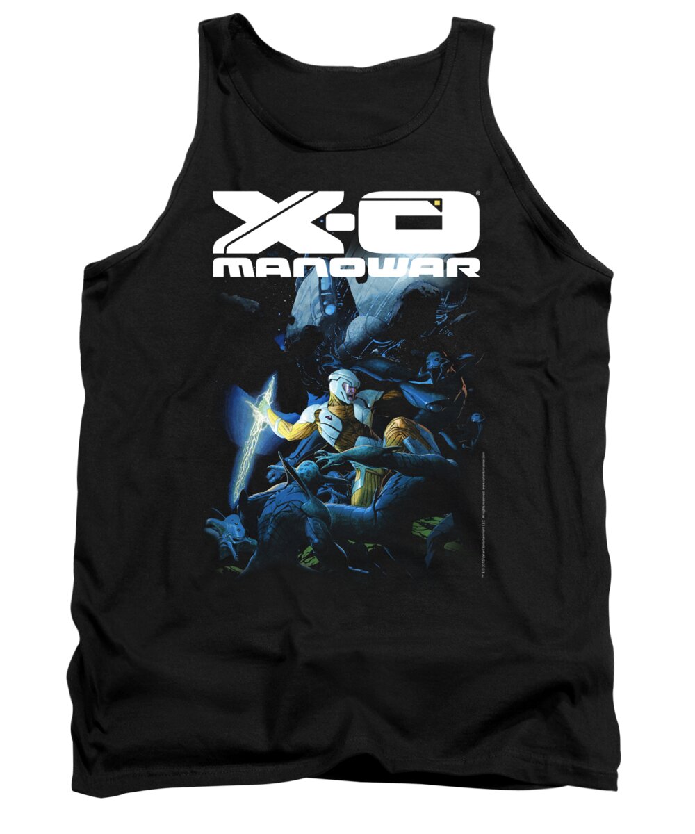  Tank Top featuring the digital art Xo Manowar - By The Sword by Brand A