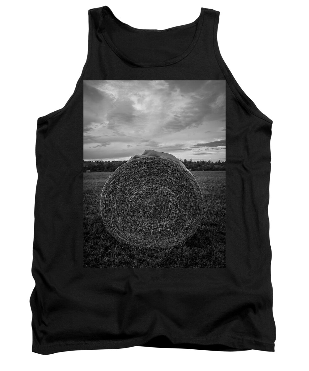 Black And White Tank Top featuring the photograph You Reap What You Sow by Blue Muse Fine Art
