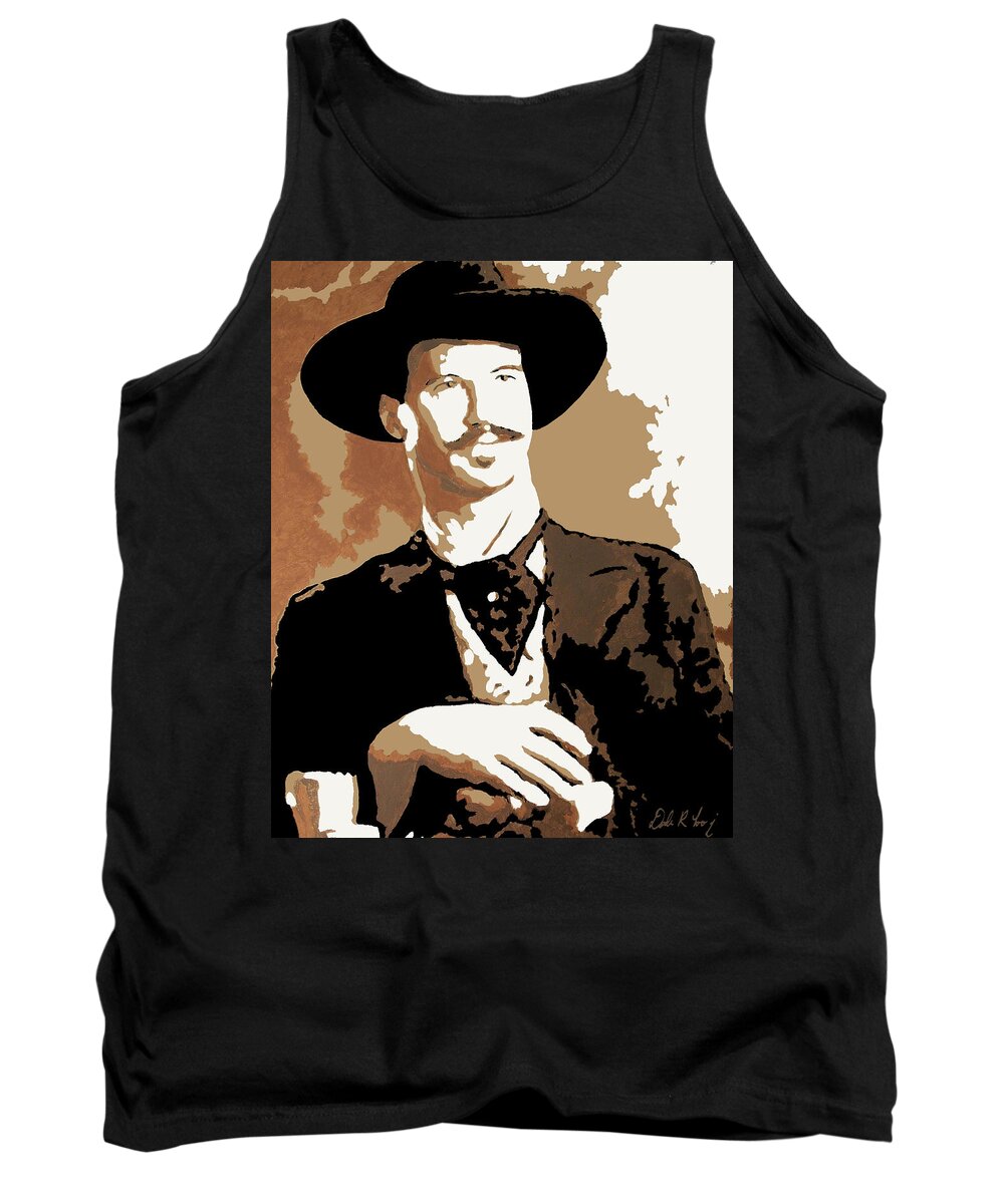 Film Tank Top featuring the painting Your Huckleberry by Dale Loos Jr