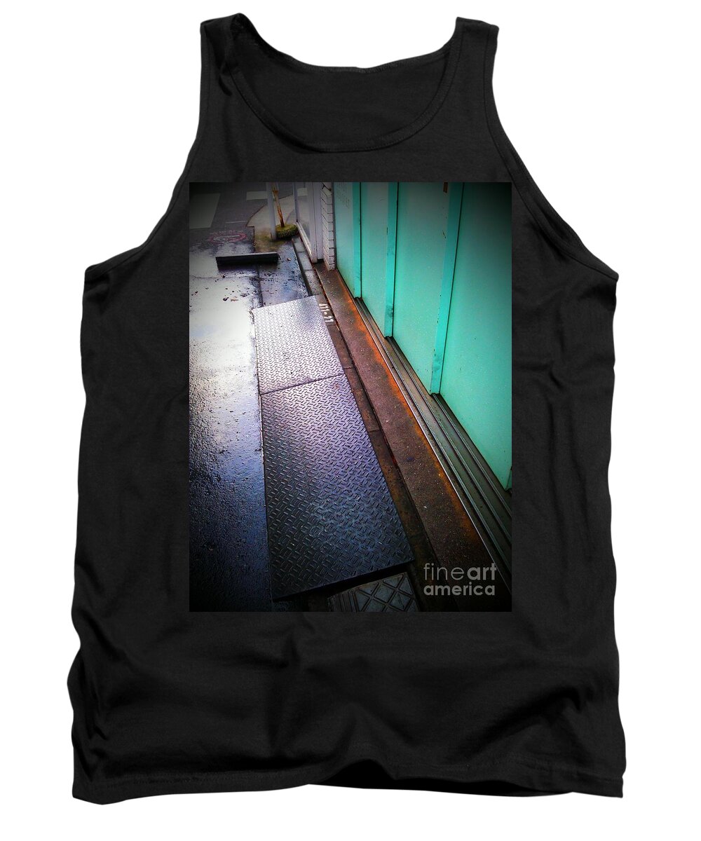 Doors Tank Top featuring the photograph Flower Shop is Closed by Eena Bo