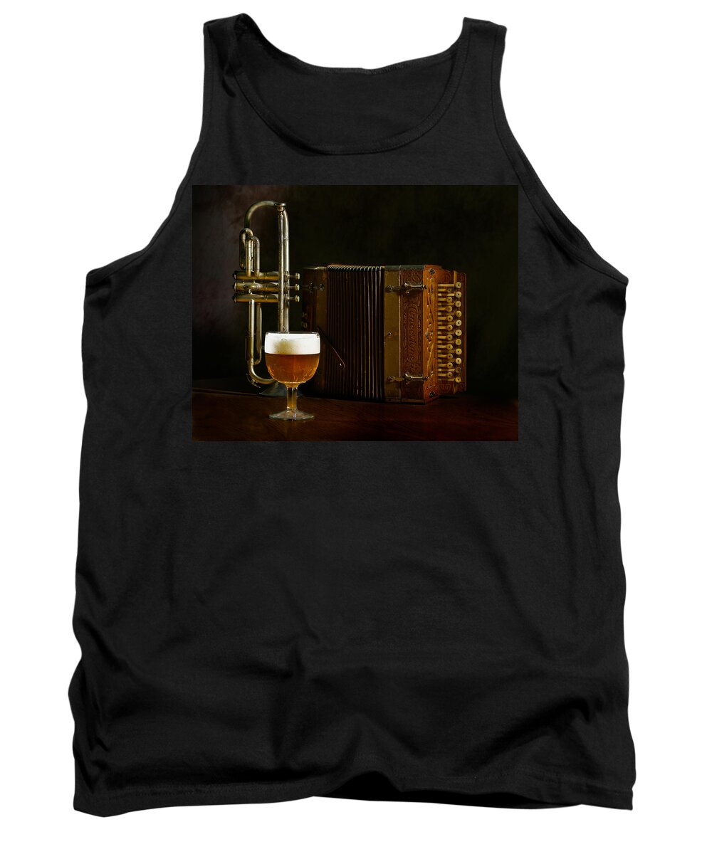 Music Tank Top featuring the photograph Polka Time by David and Carol Kelly