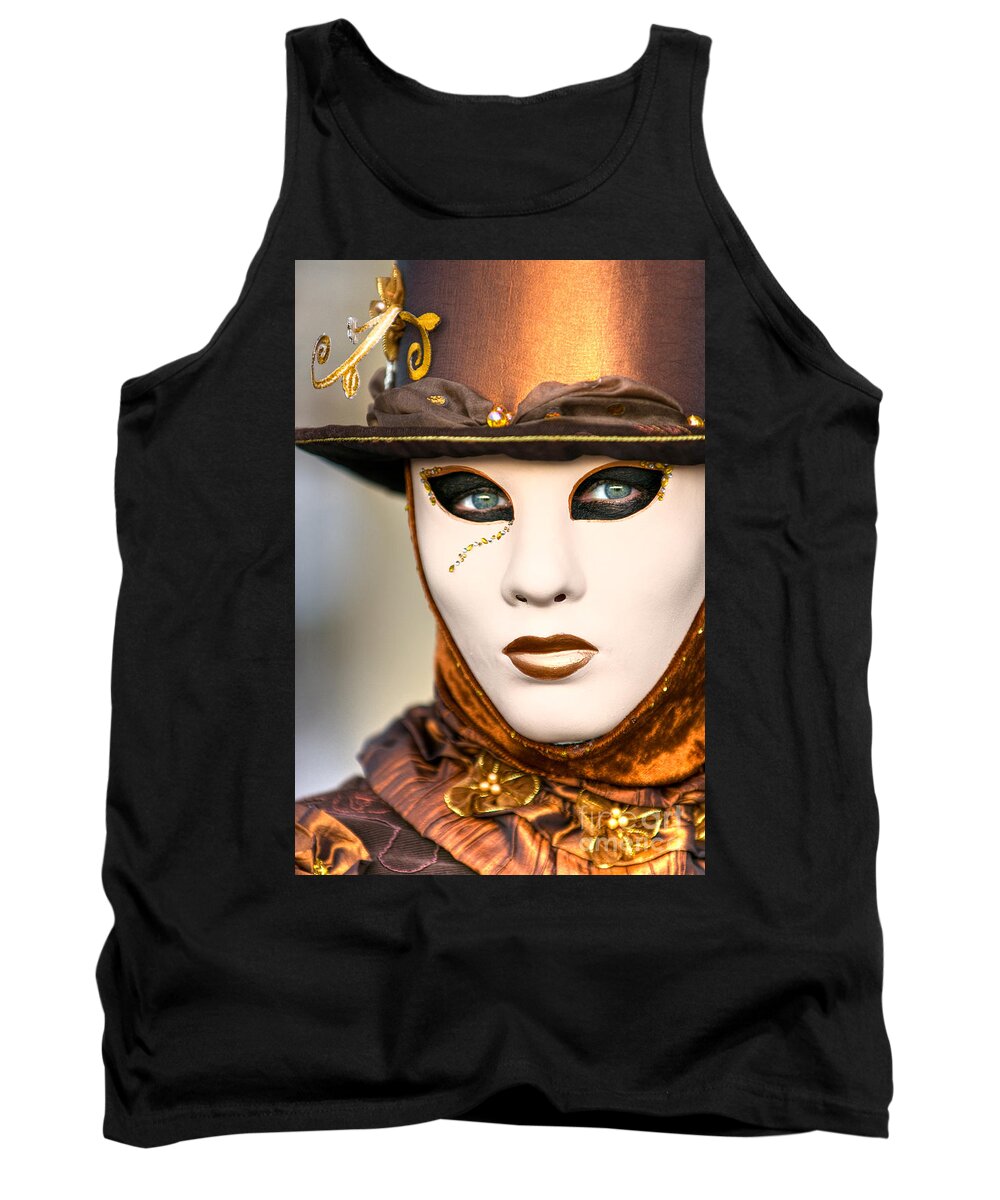 Carnaval Tank Top featuring the photograph Venice Mask Carnival #1 by Luciano Mortula