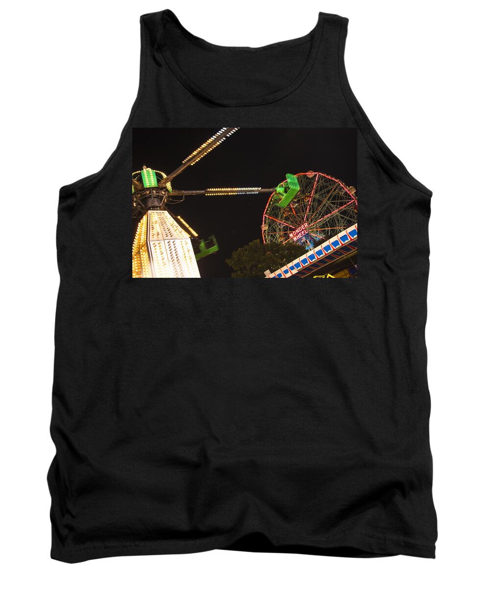 Coney Island Tank Top featuring the photograph Coney Island #5 by Theodore Jones