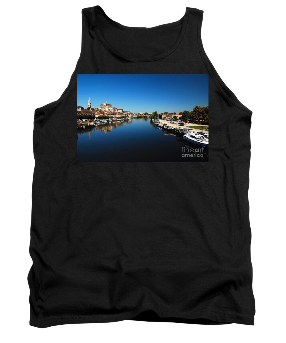 City Tank Top featuring the photograph Auxerre France by Hannes Cmarits