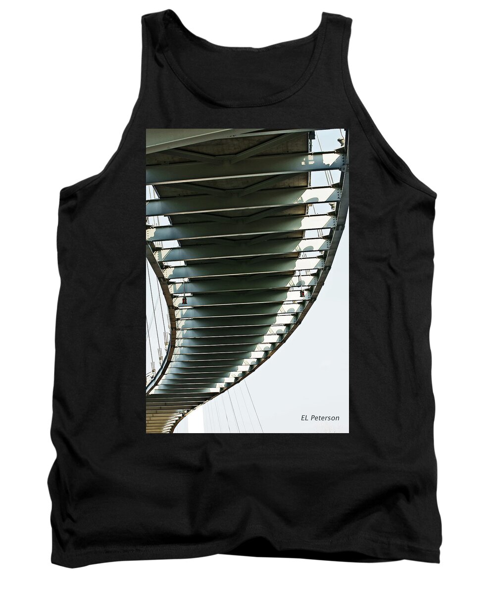 Bridge Tank Top featuring the photograph Bob Kerrey Pedestrian Bridge by Ed Peterson