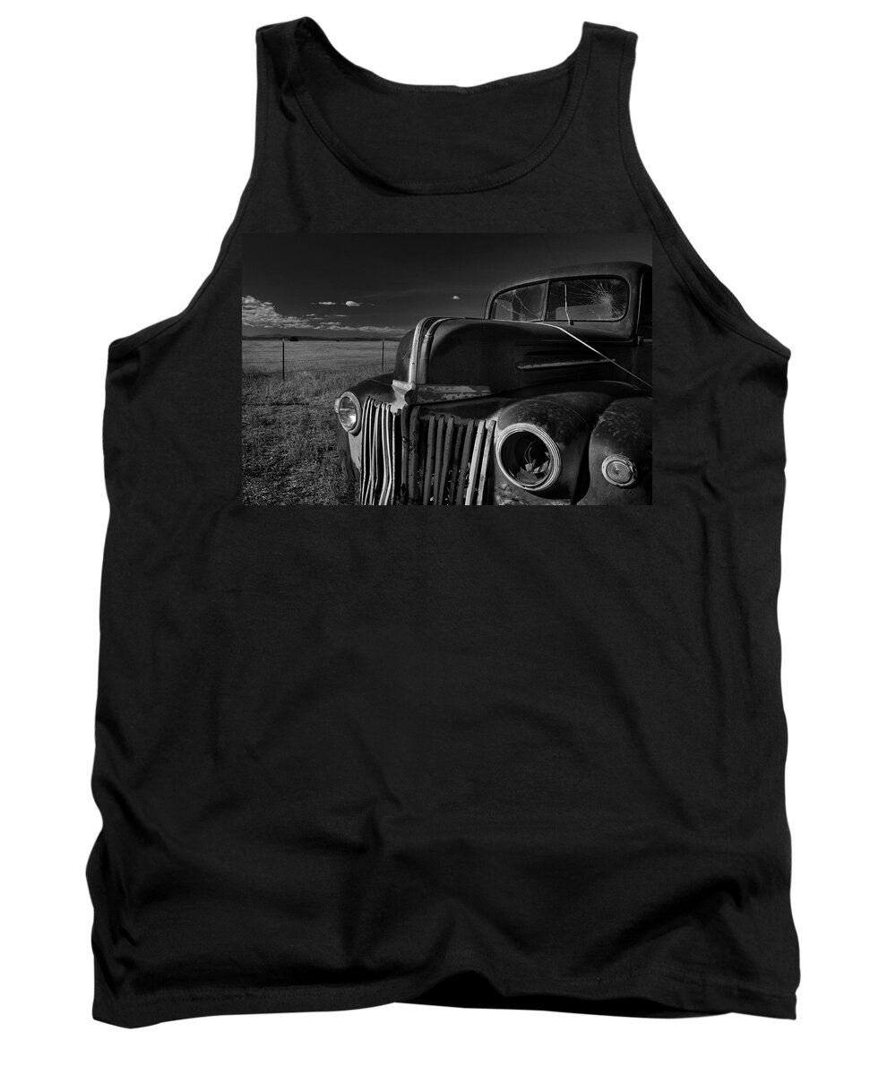 Abandoned Tank Top featuring the photograph Classic Rust by Ron Cline