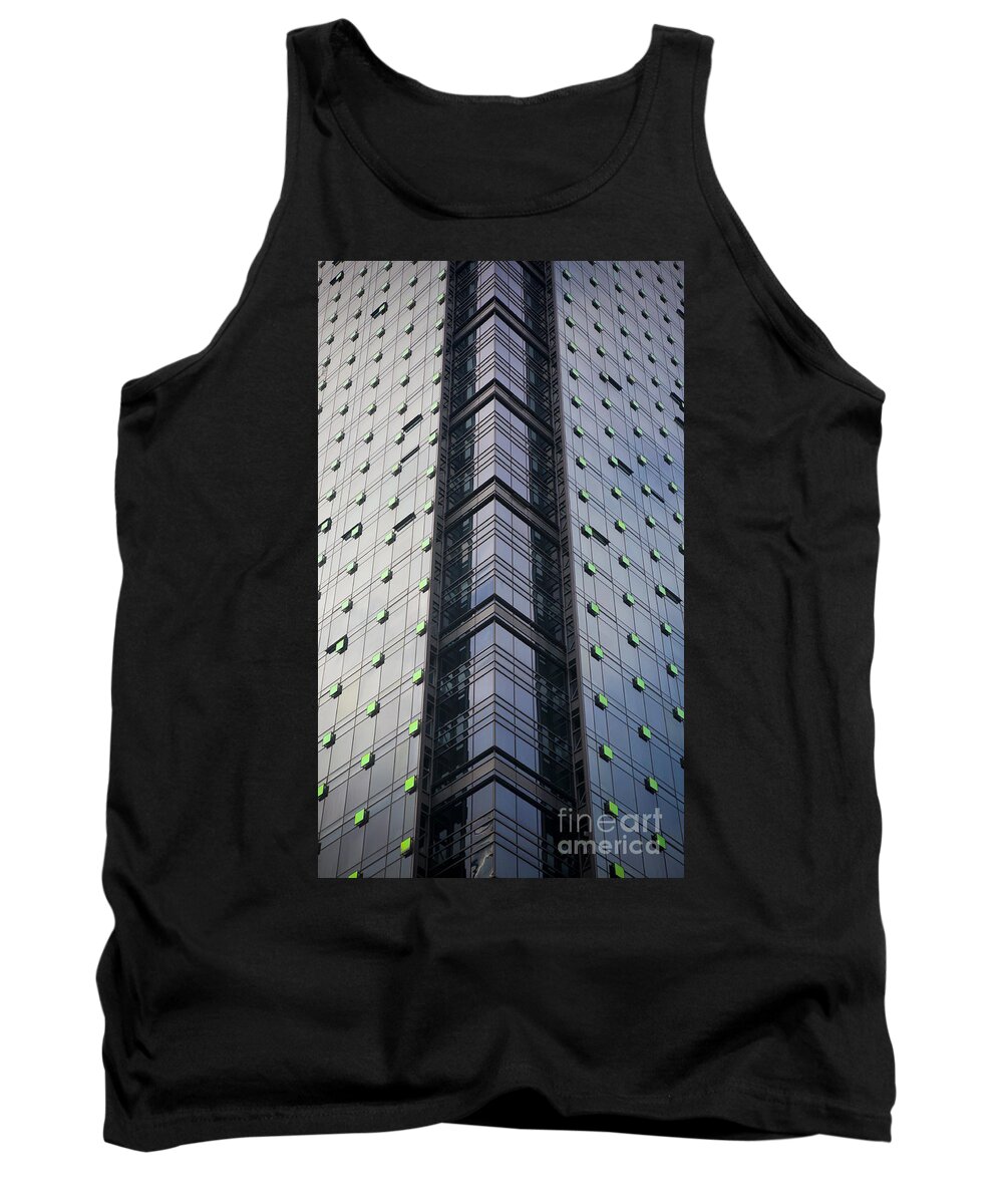 Glass Tank Top featuring the photograph Corners by Chris Dutton