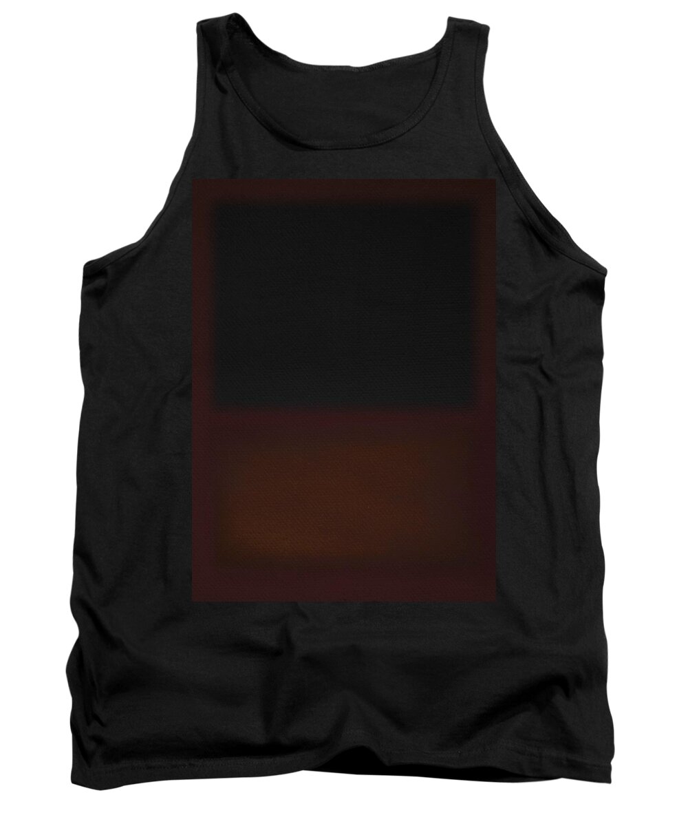 Rothko Tank Top featuring the painting Dark Mark by Charles Stuart