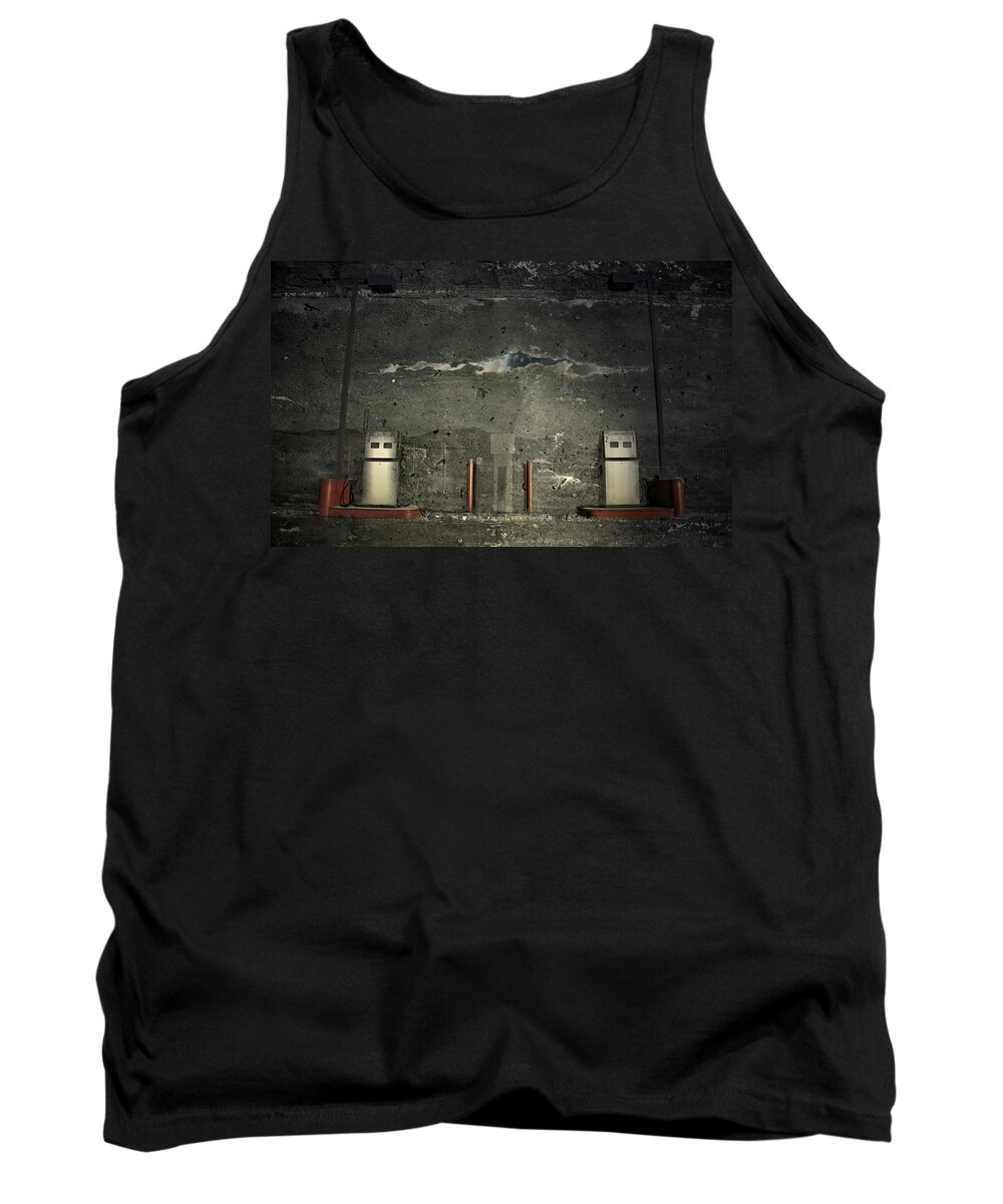 Diesel Tank Top featuring the photograph Fill The Moving Box by Mark Ross