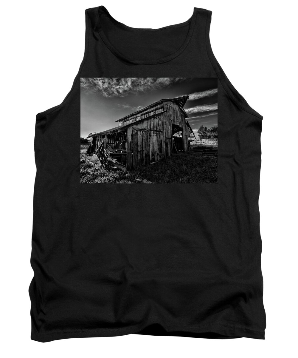 Black And White Tank Top featuring the photograph Forgotten by Beth Sargent