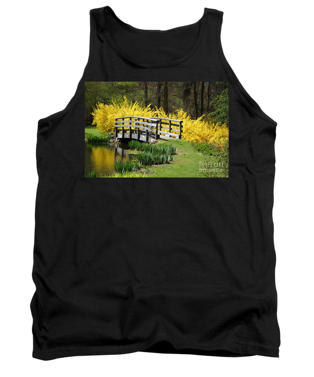 Spring Tank Top featuring the photograph Golden Days Of Spring by Living Color Photography Lorraine Lynch