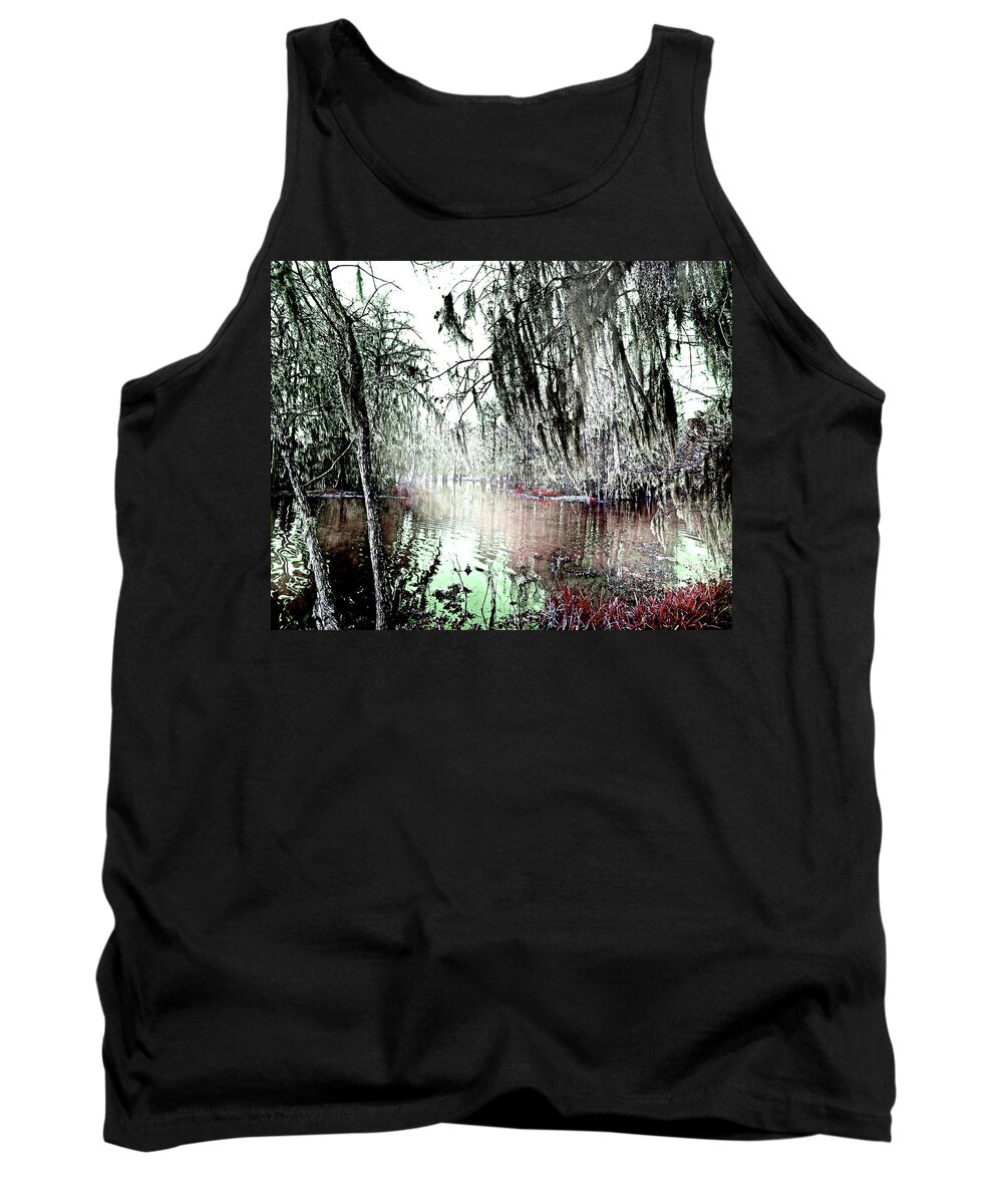 Swamp Tank Top featuring the photograph Lake Martin Swamp by Lizi Beard-Ward