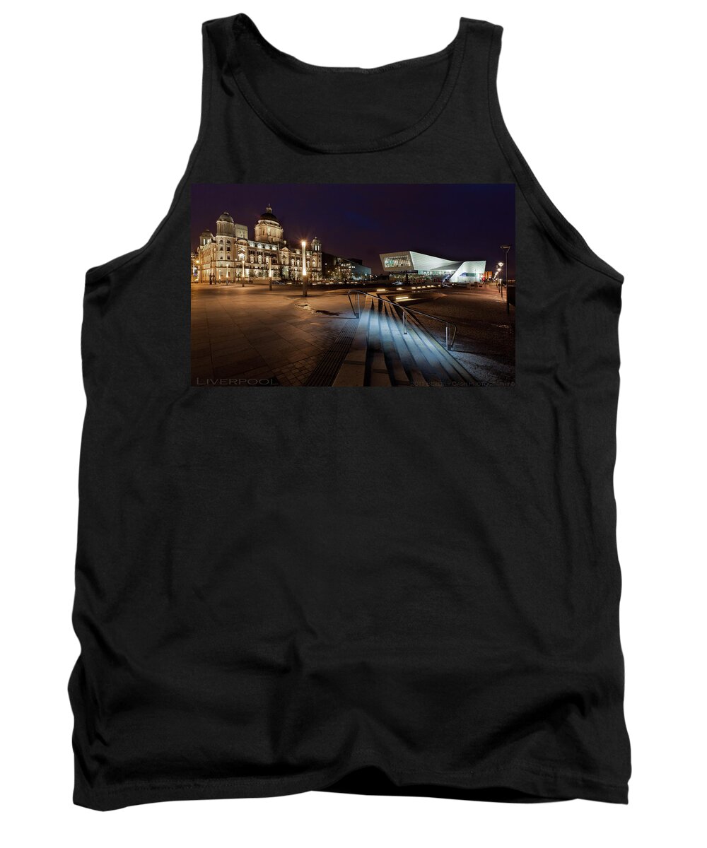 Liverpool Tank Top featuring the photograph Liverpool - the old and the new by B Cash