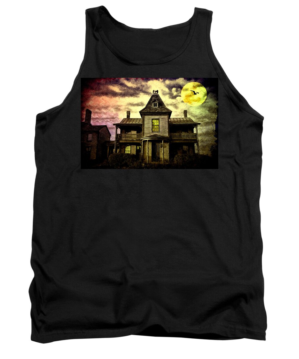 Old House At St Michael's Tank Top featuring the photograph Old House at St Michael's by Bill Cannon