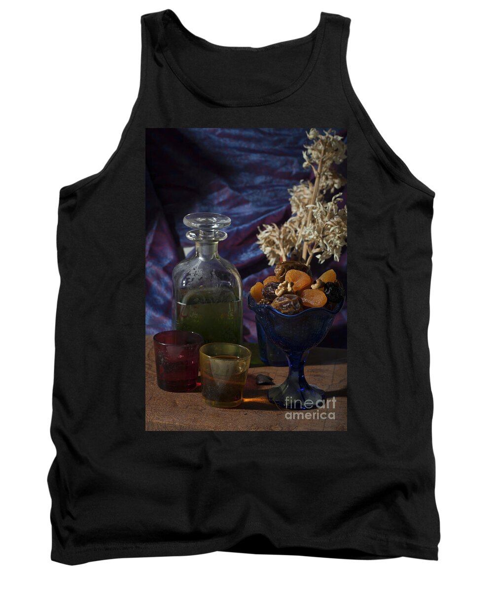 Middle East Tank Top featuring the photograph Olive oil and dried fruit by Ilan Amihai