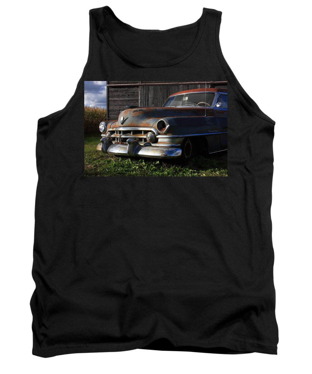 Cadillac Tank Top featuring the photograph Retired by Lyle Hatch