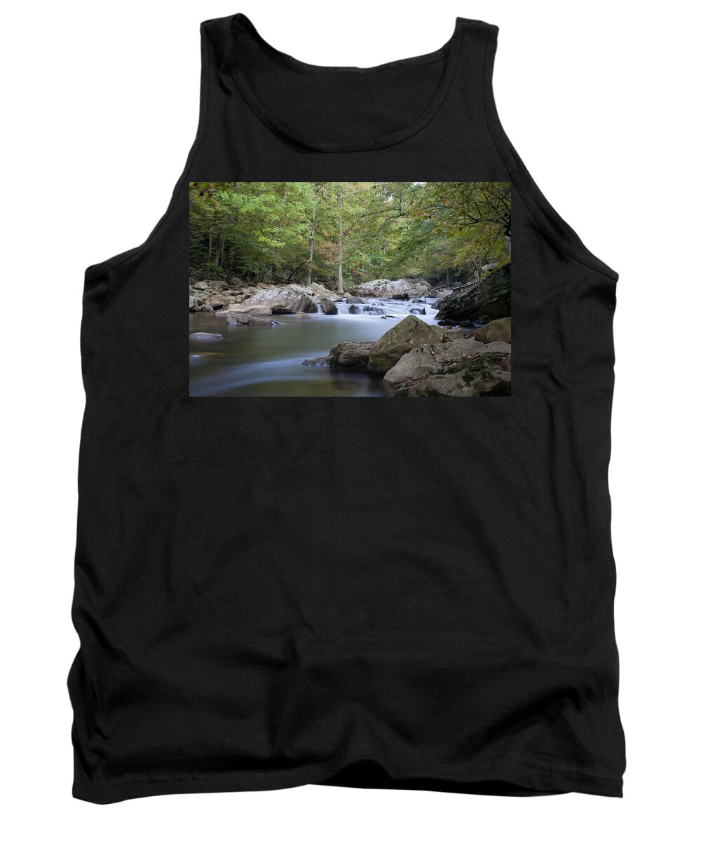 Richland Creek Tank Top featuring the photograph Richland Creek by David Troxel