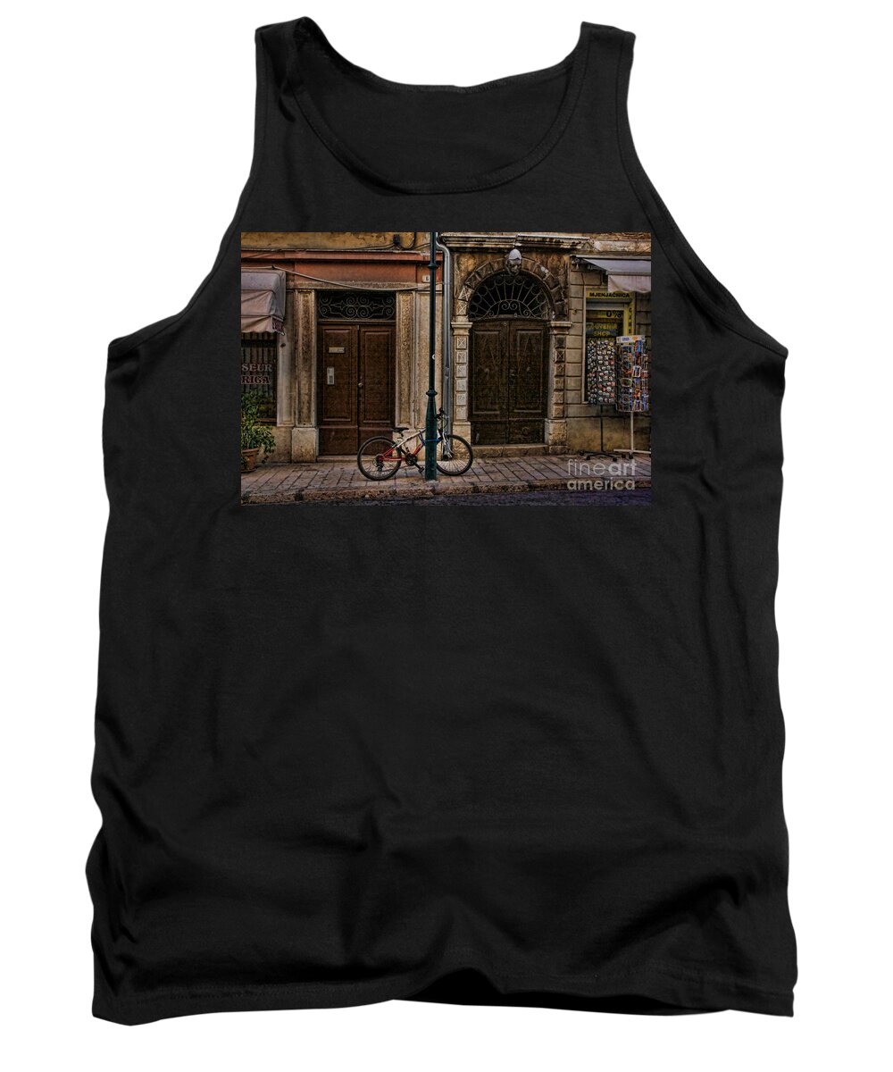 Europe Tank Top featuring the photograph Rovinj Bicycle by Crystal Nederman