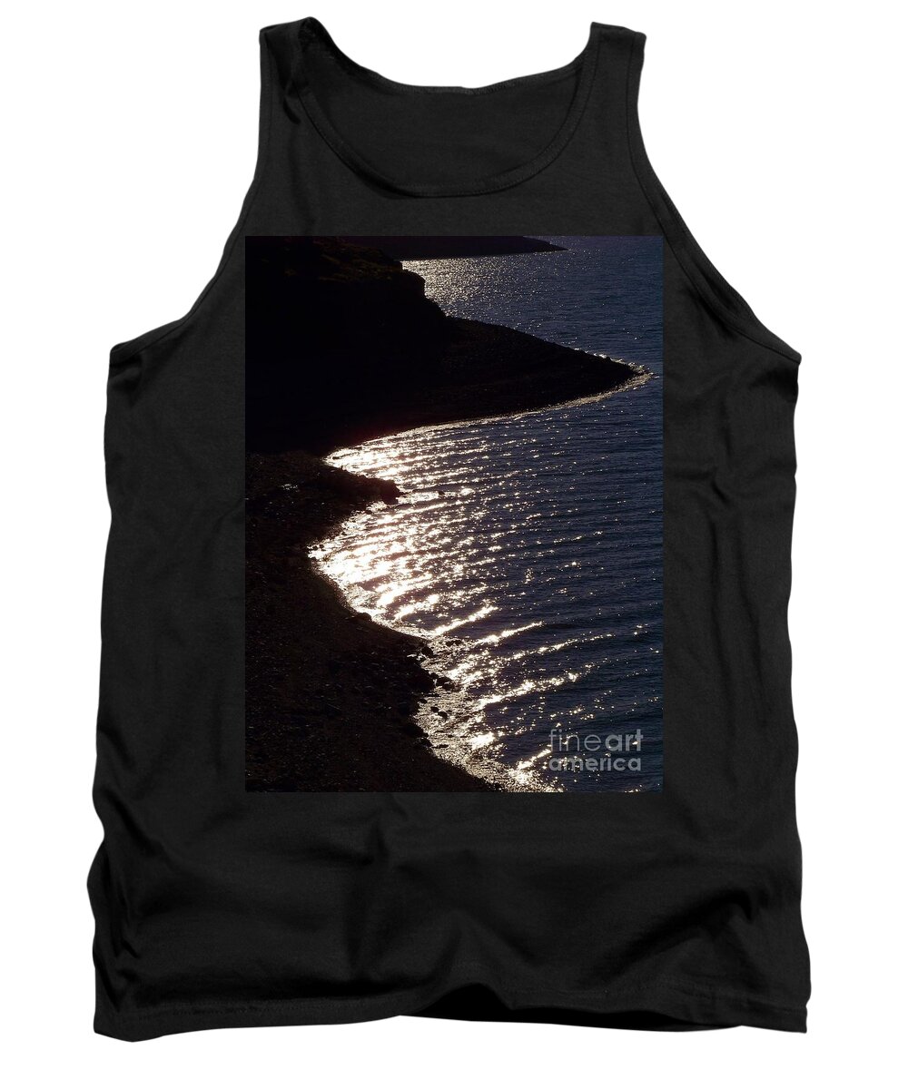 Water Tank Top featuring the photograph Shining Shoreline by Dorrene BrownButterfield