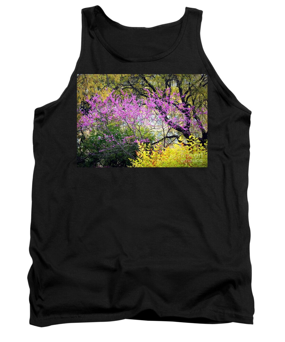 Texas Tank Top featuring the photograph Spring Trees in San Antonio by Carol Groenen