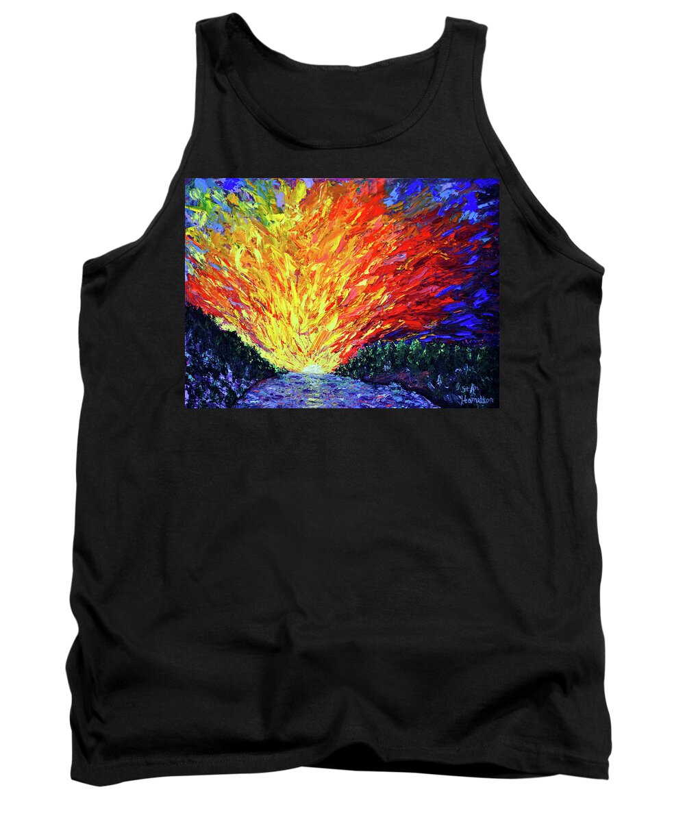 The Second Coming Tank Top featuring the painting The Second Coming by Stan Hamilton
