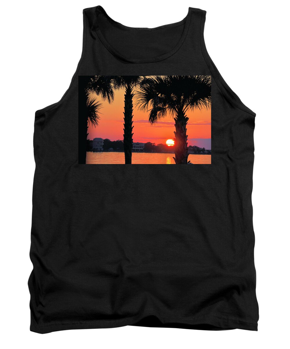 Seascapes Tank Top featuring the photograph Tangerine Dream by Jan Amiss Photography
