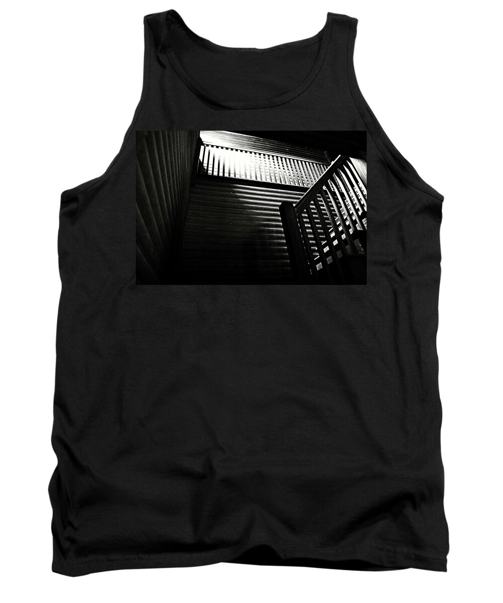 Stairway Tank Top featuring the photograph The Mystery by Marysue Ryan