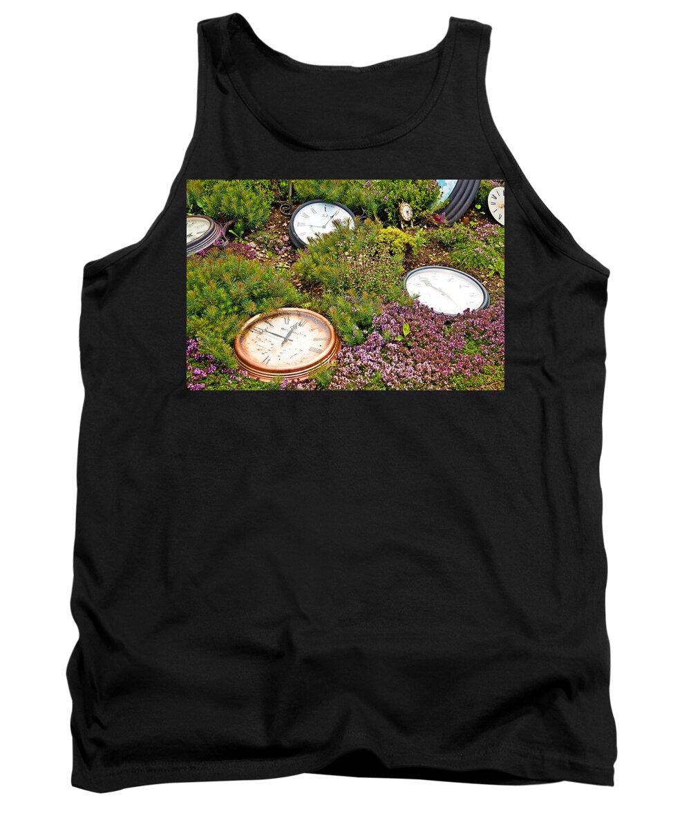 Thyme Tank Top featuring the photograph Thyme and Time by Chris Thaxter