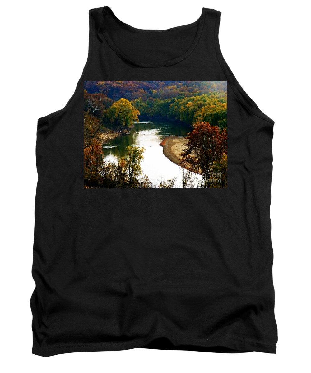Landscape Tank Top featuring the photograph Tranquil View by Peggy Franz
