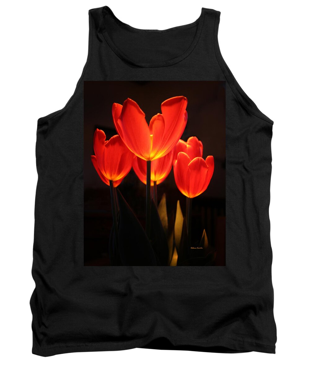 Tulip Tank Top featuring the photograph Tulips by Rebecca Samler