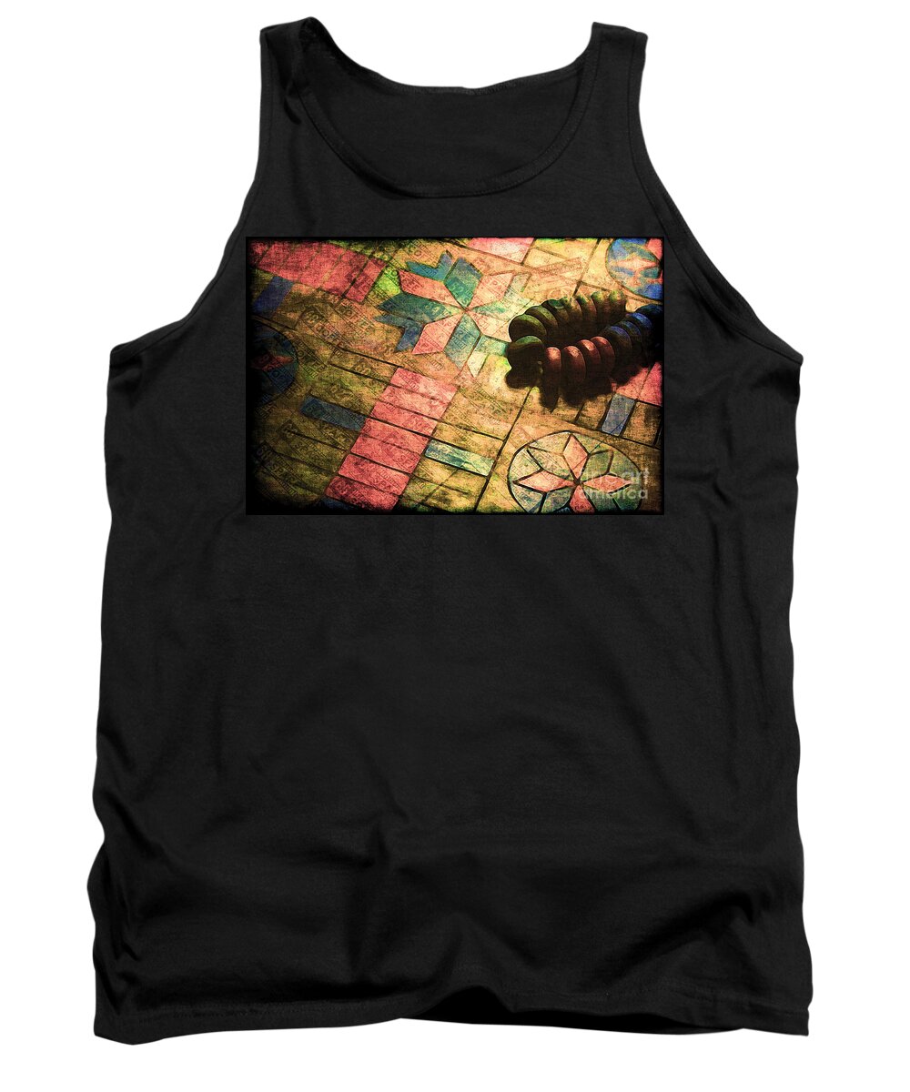 Parcheesi Tank Top featuring the photograph War Games by Judi Bagwell