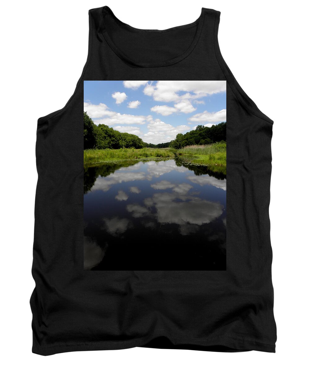 Scenic Photo Tank Top featuring the photograph Water To Sky Sky To Water by Kim Galluzzo