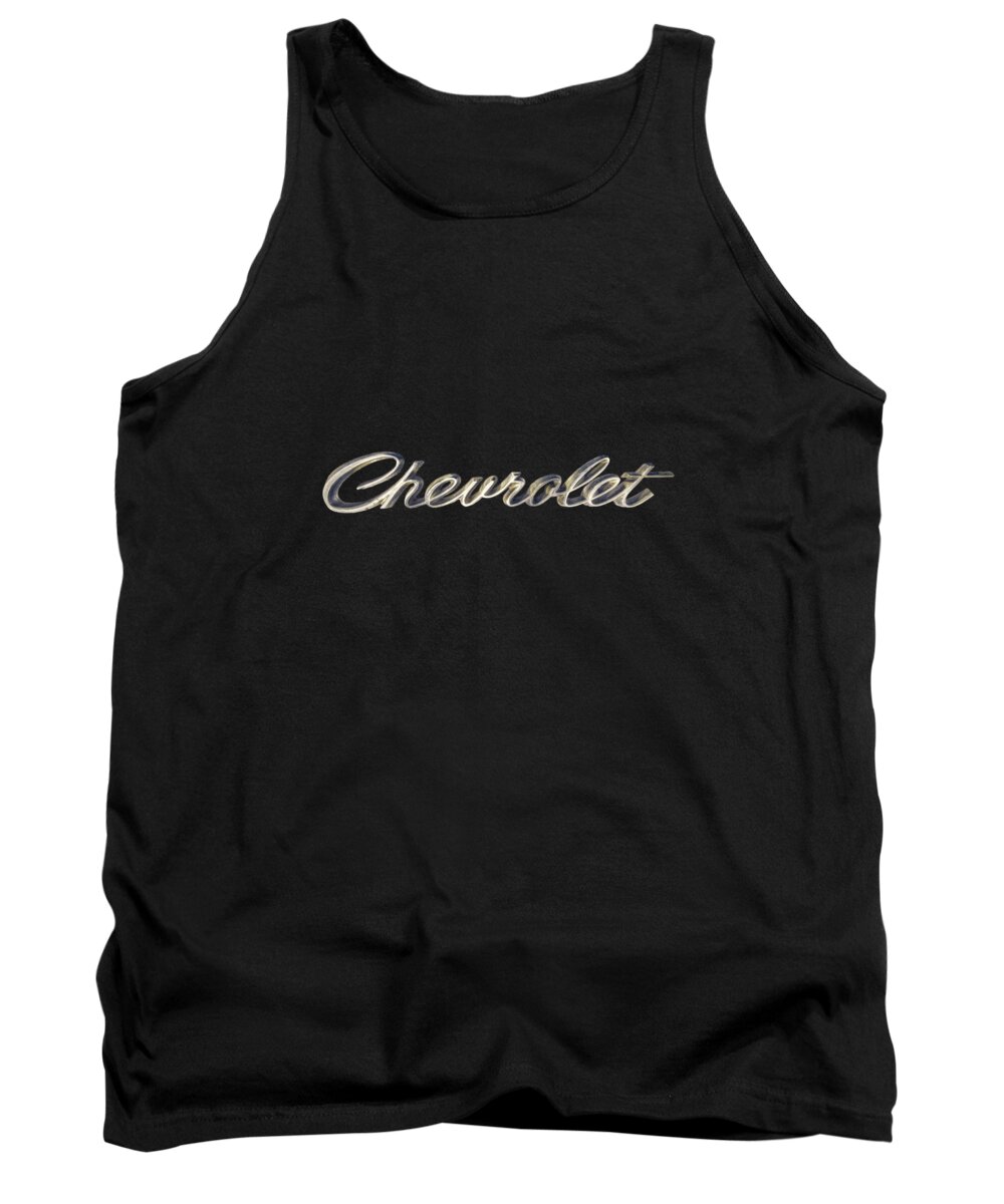 Automotive Tank Top featuring the photograph Chevrolet Emblem by YoPedro