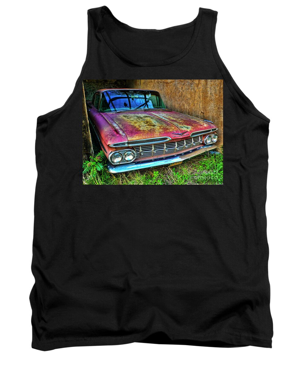 Chevrolet Tank Top featuring the photograph Classic Chevy #1 by Charlene Mitchell