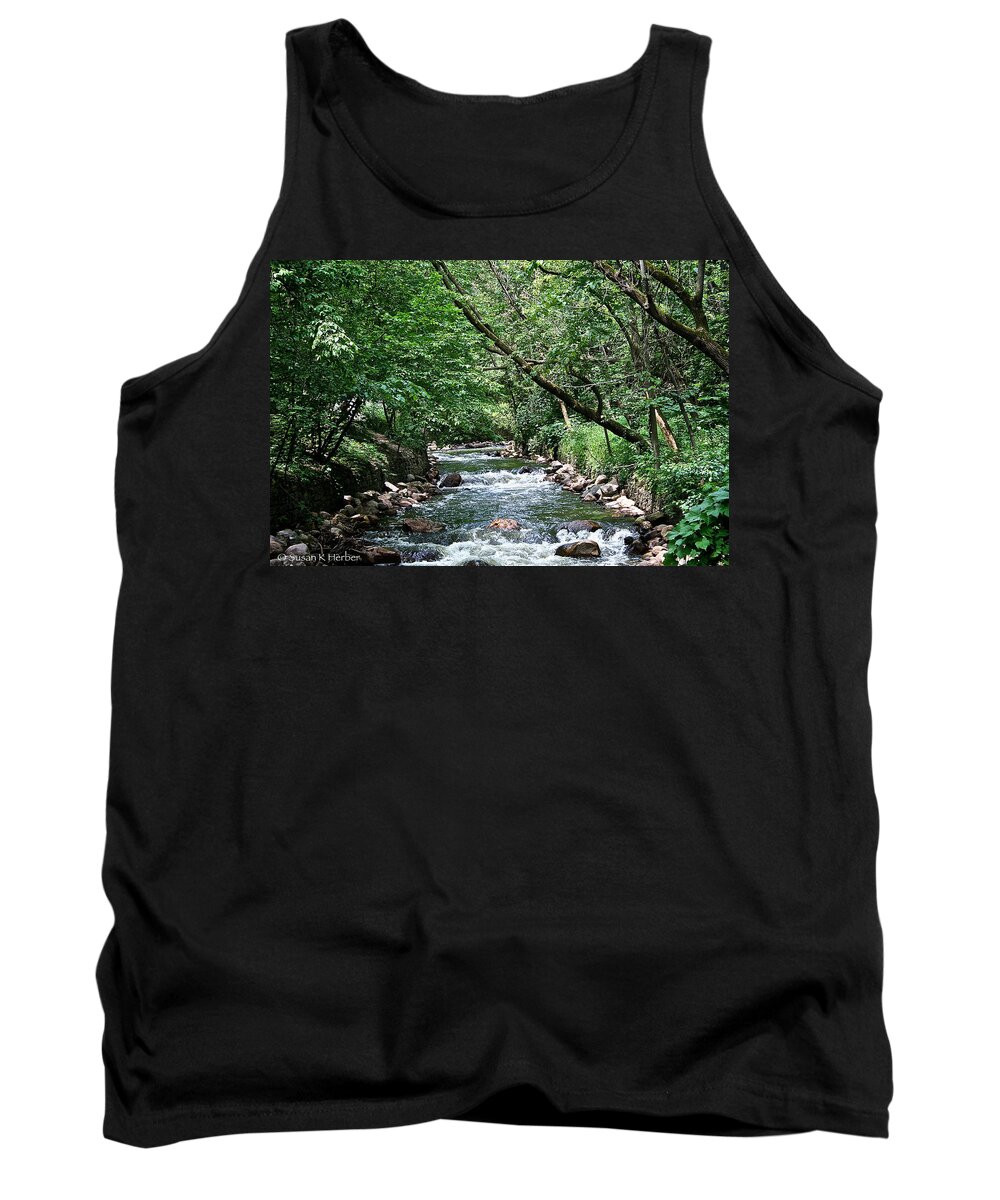 Outdoors Tank Top featuring the photograph Minnehaha Creek #1 by Susan Herber