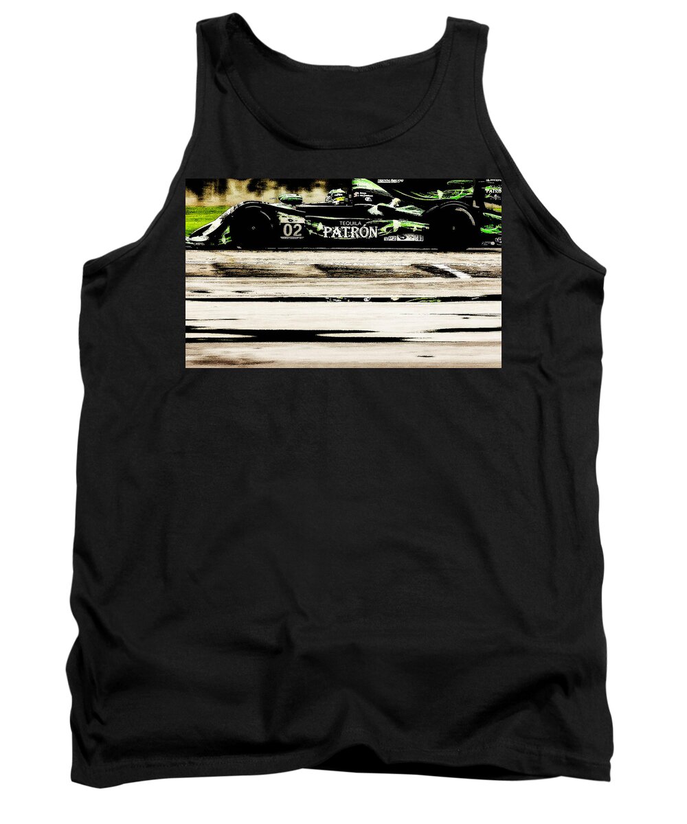 Motorsports Tank Top featuring the photograph Patron #2 by Michael Nowotny