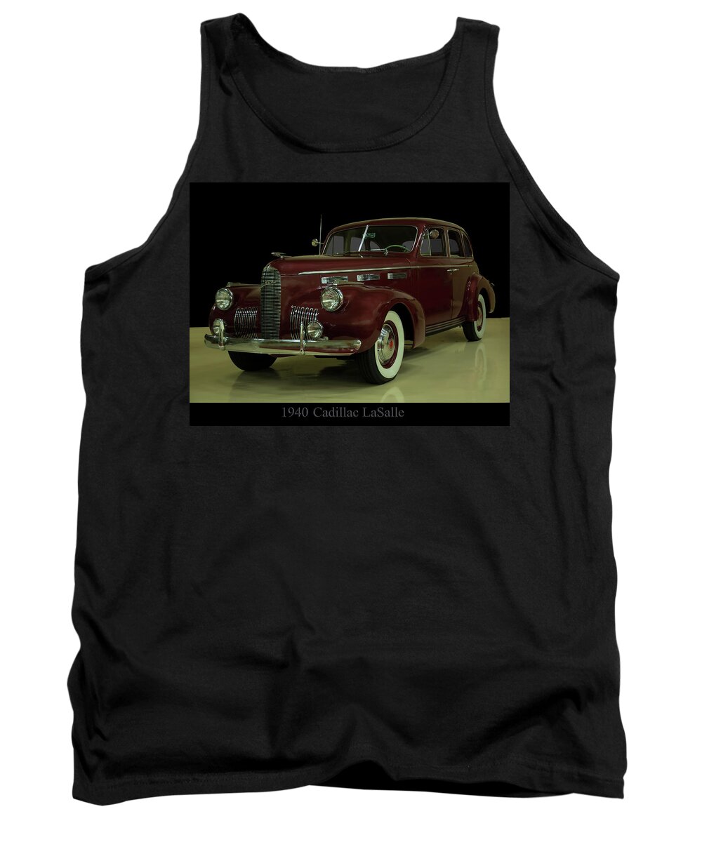 1940 Cadillac Lasalle Tank Top featuring the photograph 1940 Cadillac LaSalle by Flees Photos
