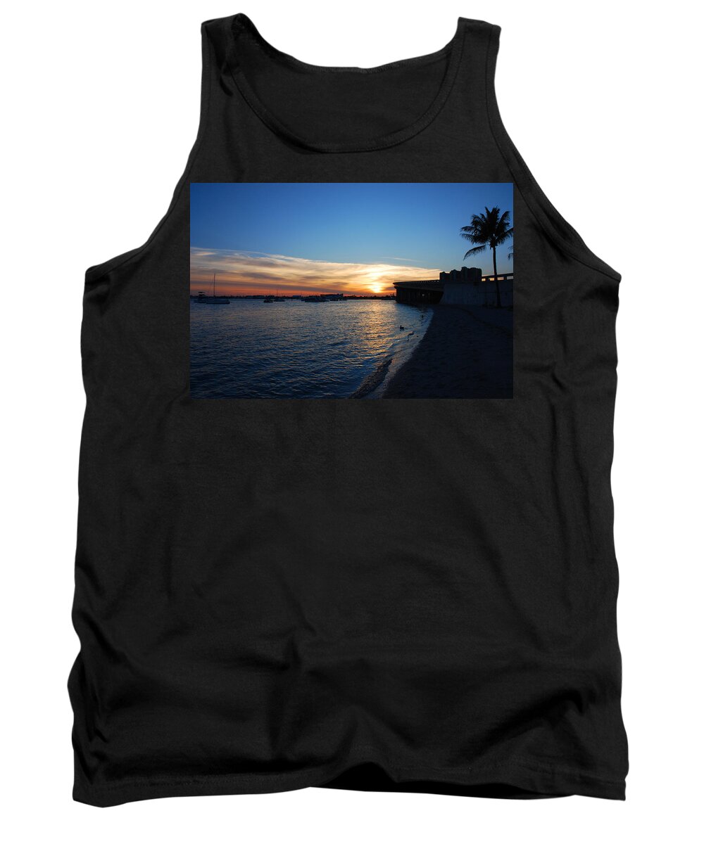  Tank Top featuring the photograph 2- Sunset In Paradise by Joseph Keane