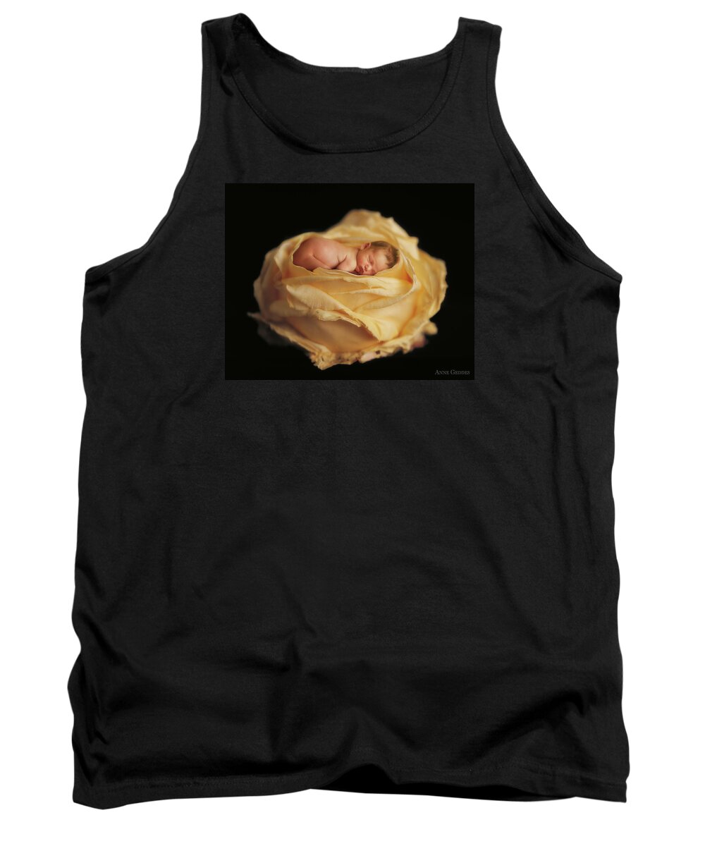 Rose Tank Top featuring the photograph Garden Rose by Anne Geddes