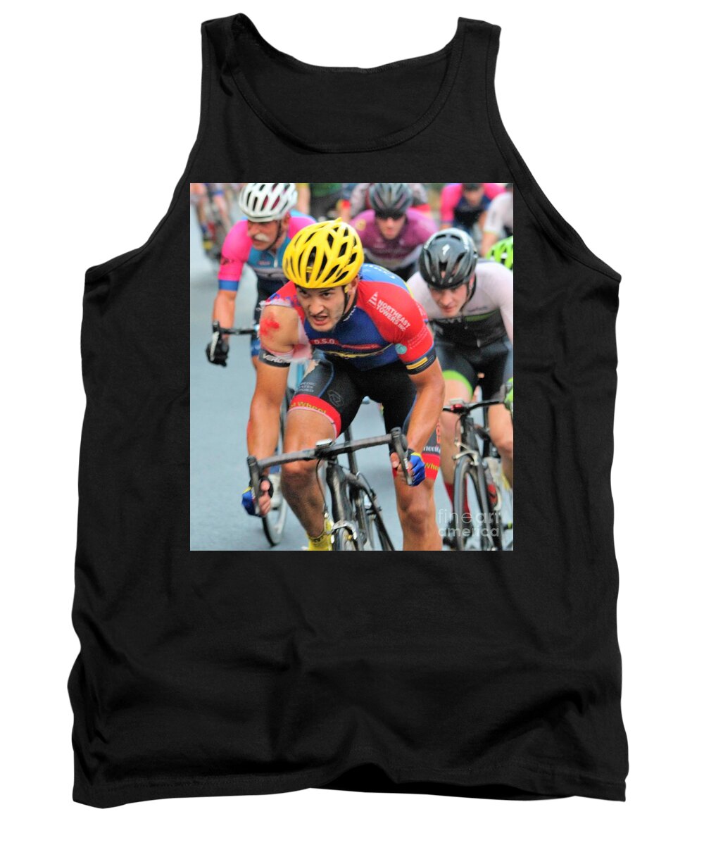Cycle Racing Tank Top featuring the photograph Team ERRACE #38 by Donn Ingemie