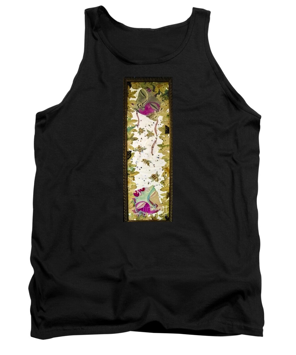 Insects Tank Top featuring the glass art Forgetting #5 by Alone Larsen