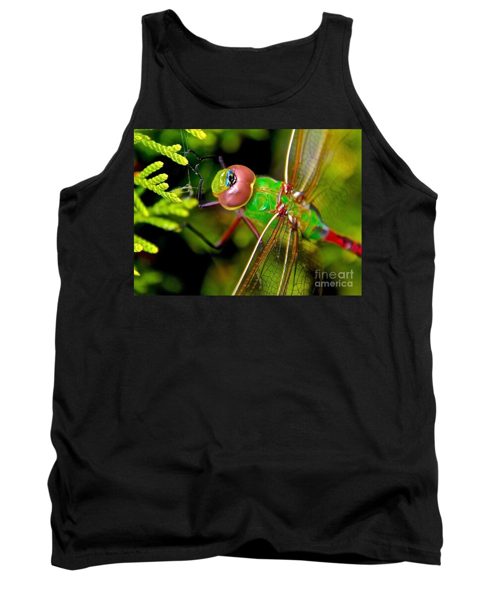 Common Green Draner Tank Top featuring the photograph Common green draner #6 by Elisabeth Derichs