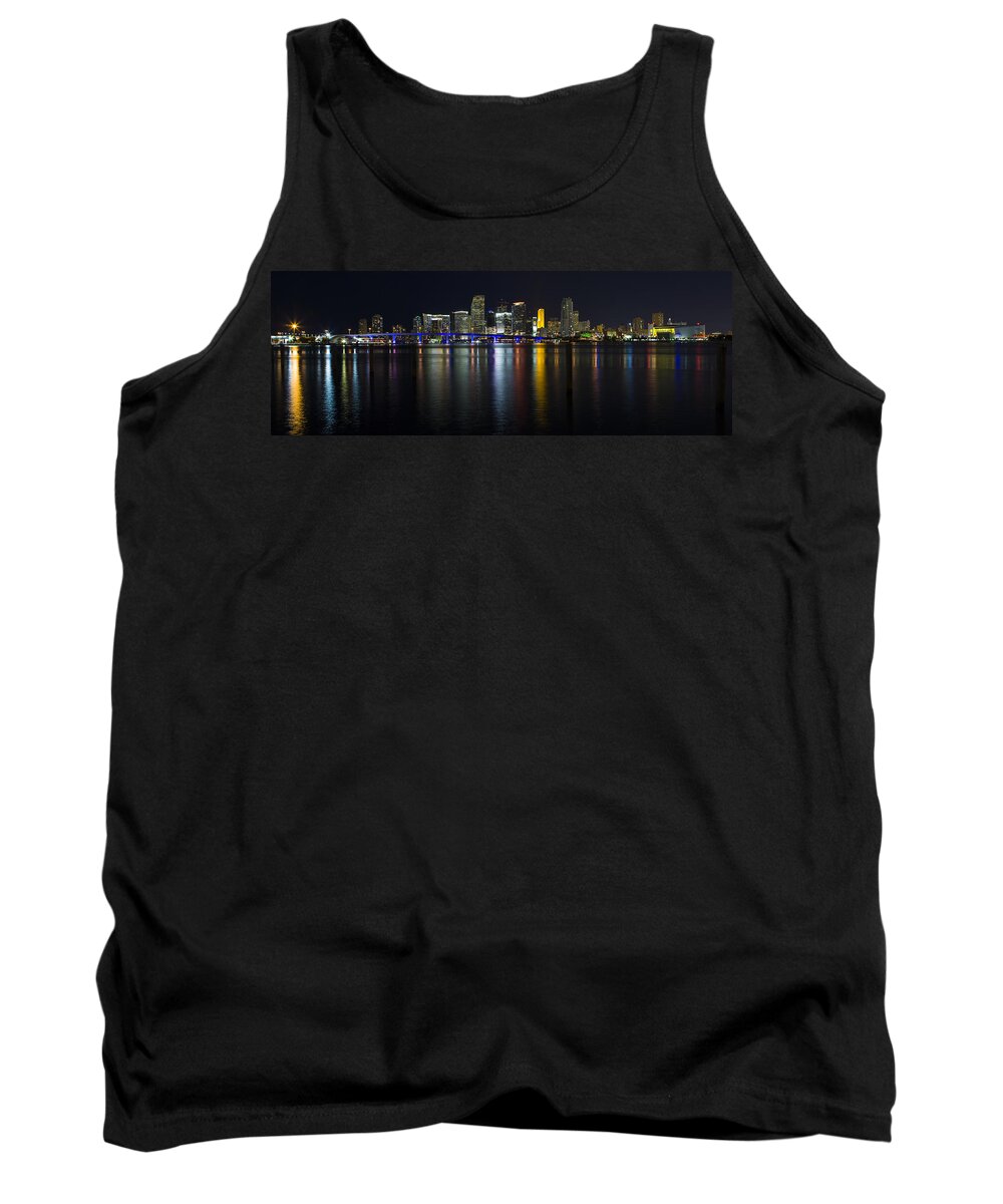 Architecture Tank Top featuring the photograph Miami Downtown Skyline by Raul Rodriguez