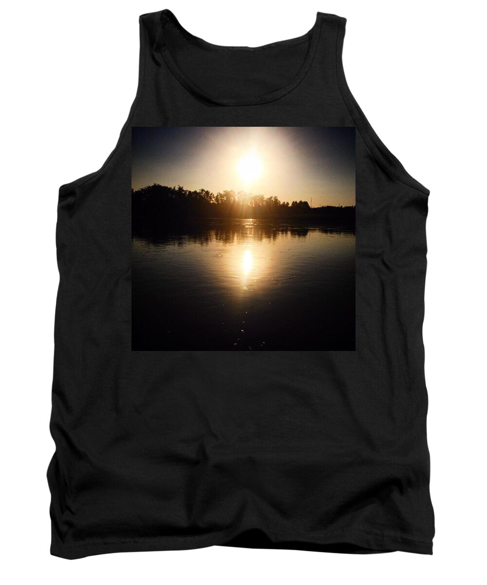 Beautiful Tank Top featuring the photograph Solitude At Dusk by Shawn Gordon