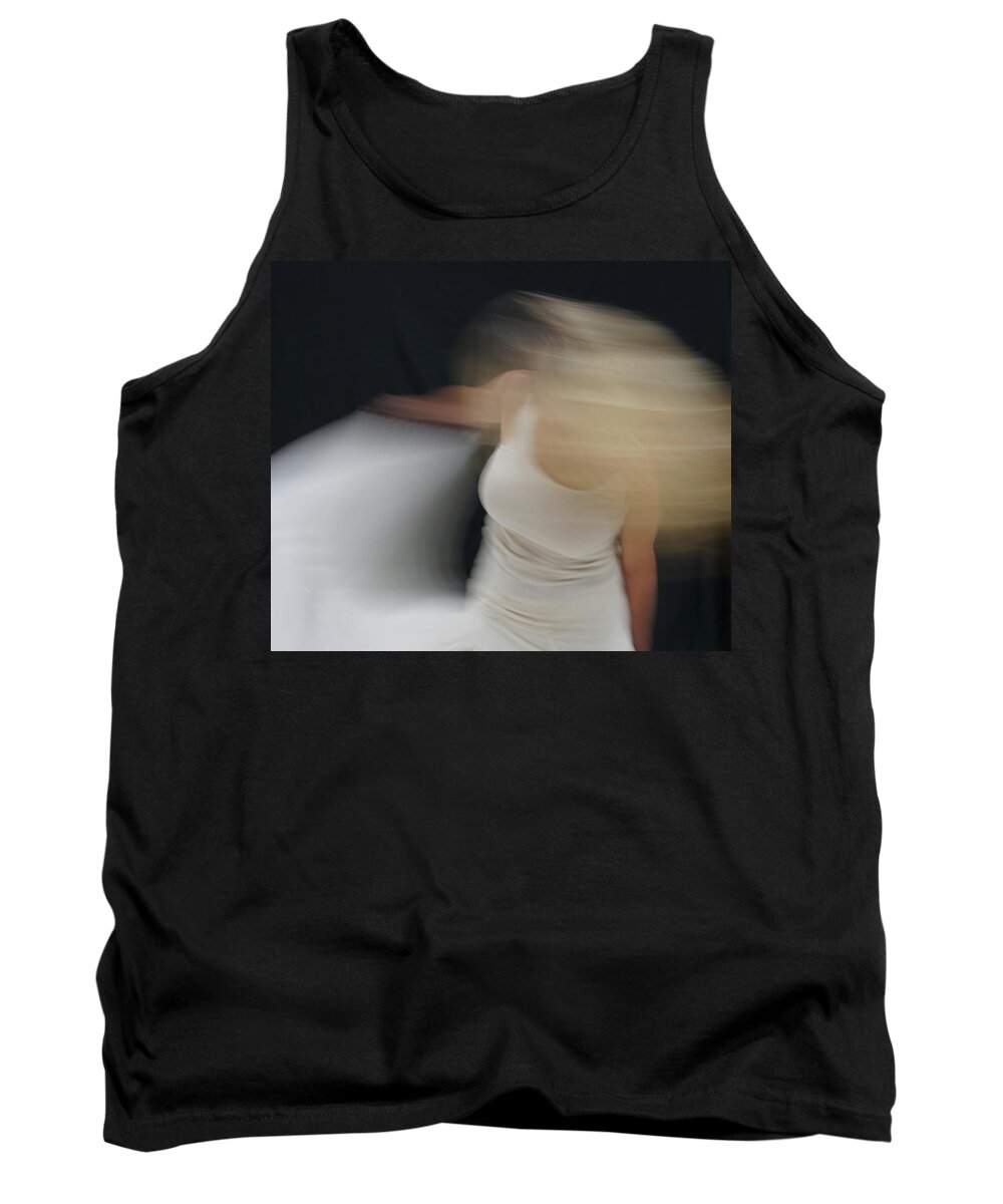 Dance Tank Top featuring the photograph A Dance in White #1208 by Raymond Magnani