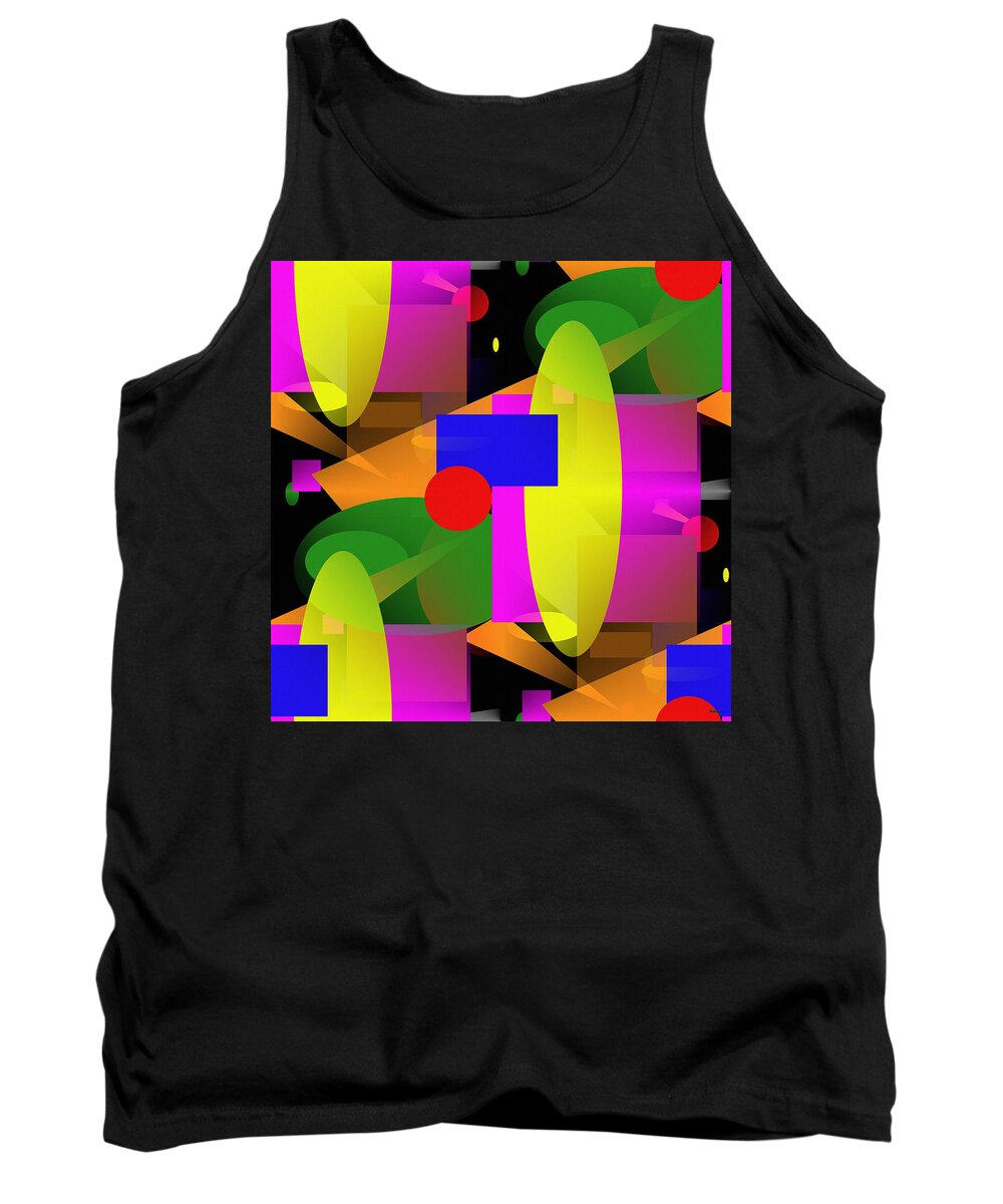 Sphere Tank Top featuring the digital art A Matter Of Perspective - Series by Glenn McCarthy Art and Photography