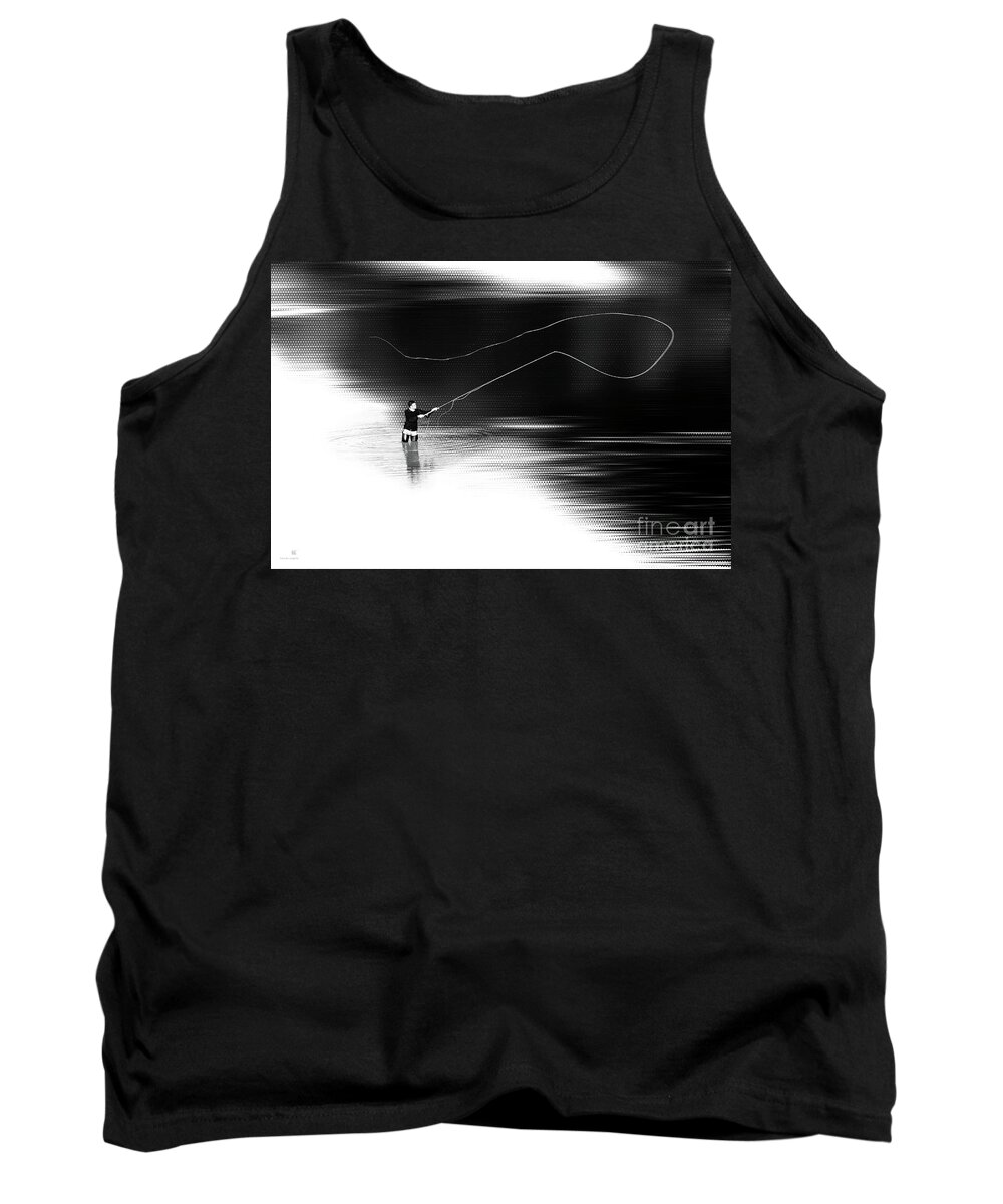 Fly Fisching Tank Top featuring the photograph A River Runs Through It by Hannes Cmarits
