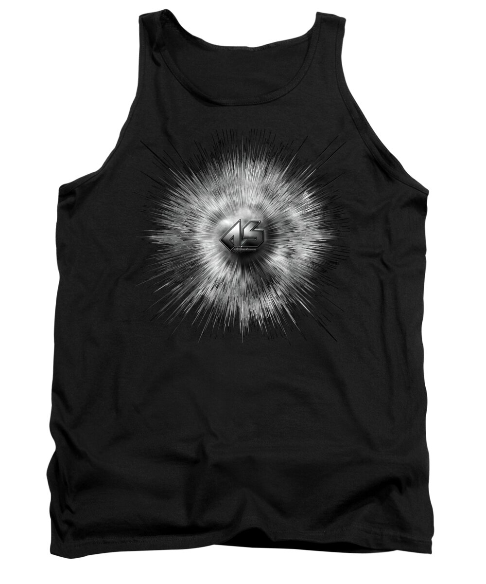 A-synchronous Tank Top featuring the digital art A-Synchronous Ethereal Flare by Rolando Burbon