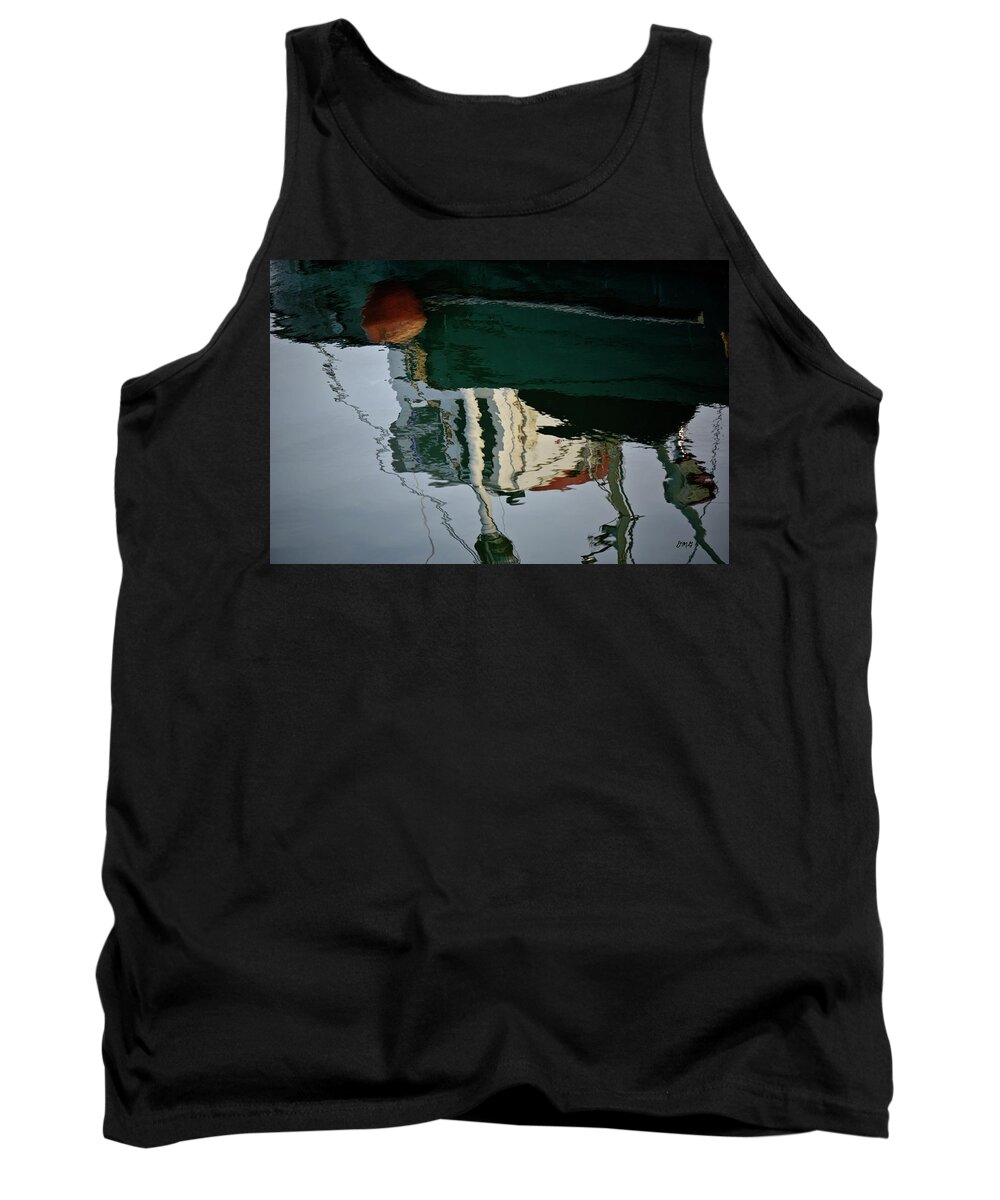 Abstract Tank Top featuring the photograph Abstract Boat Reflection II by David Gordon